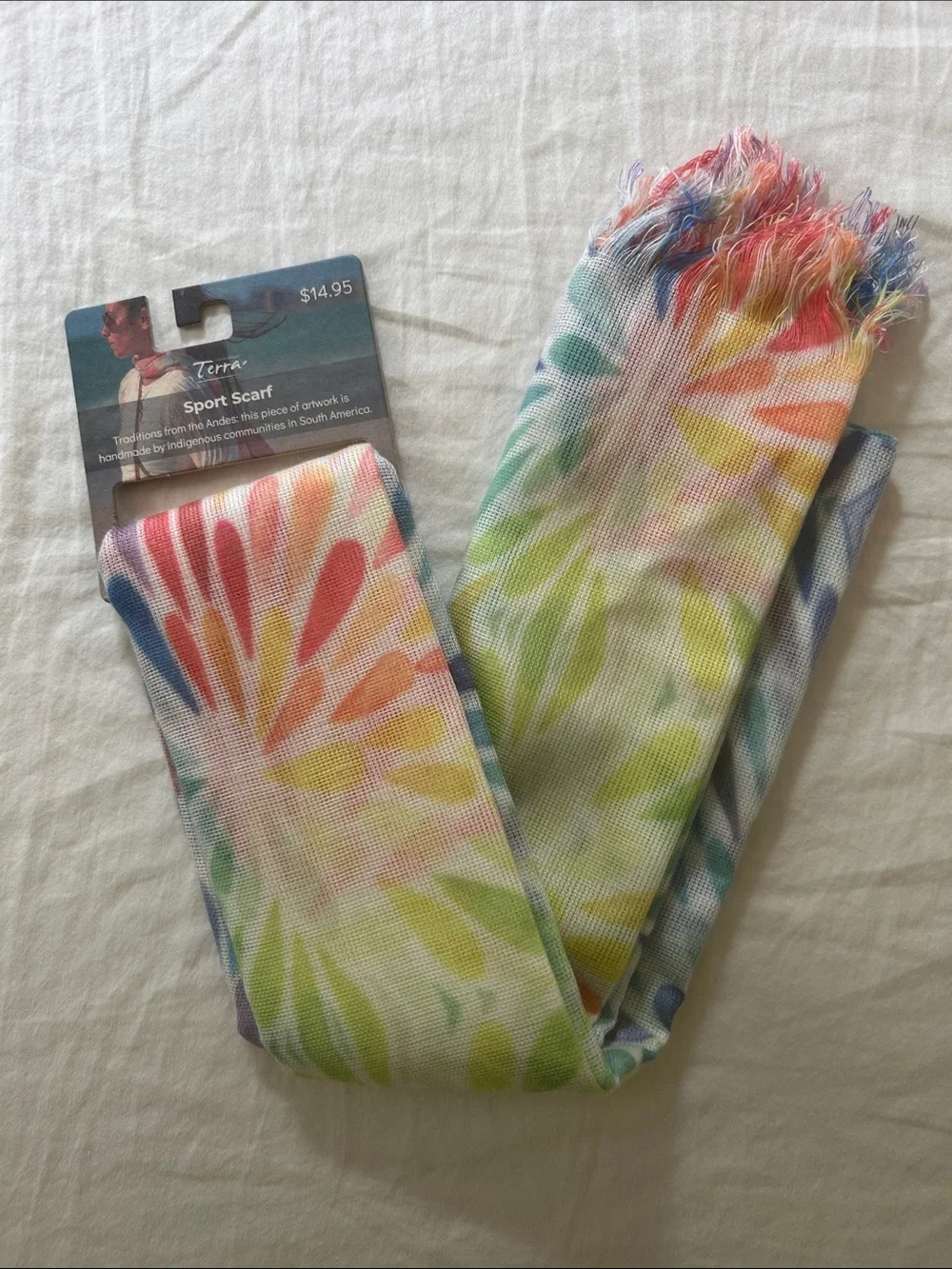Terra Natural Designs Handmade Sport Scarf NWT